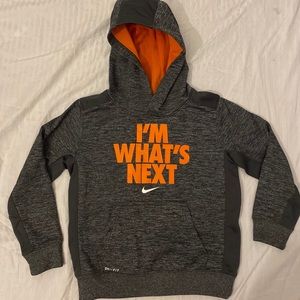 Nike Dri-Fit hoodie “I’m What’s Next” size 6